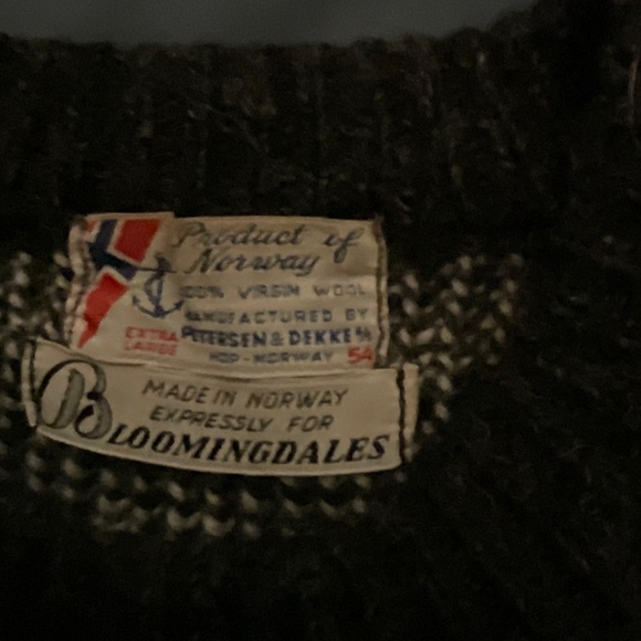 BLOOMINGDALES MADE IN NORWAY VINTAGE  size XL .. - Picture 12 of 14